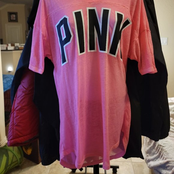 PINK short sleeve top - Picture 3 of 5